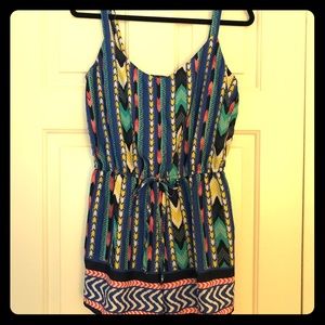 Multi-color romper